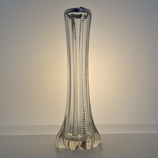 Edwardian cut glass bud - glass,