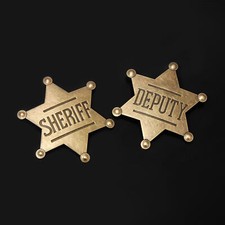 2pcs governor sheriff - 2pcs, deputy
