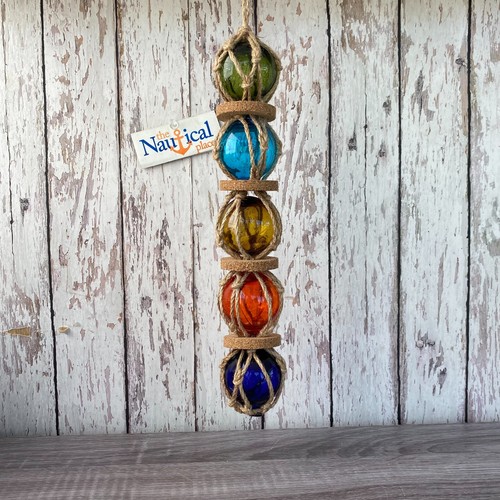 Glass fishing floats rope - glass,