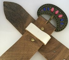 Gold Swirl Pattern Belt with