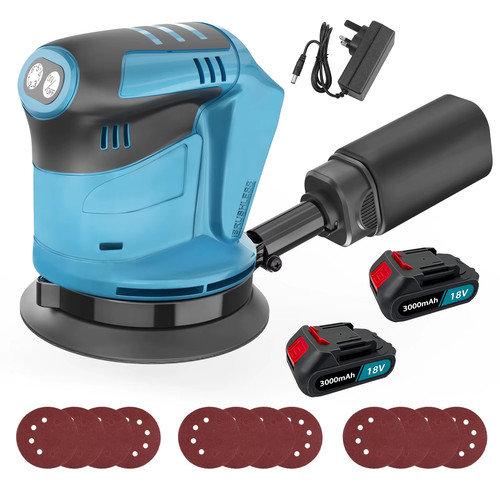 Cordless random orbital sander - random,