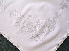 Printed tablecloth to
