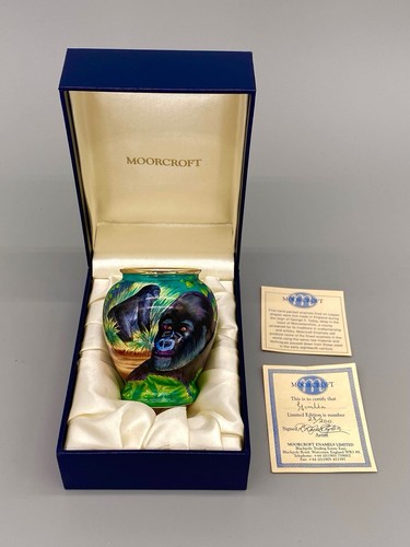 Boxed moorcroft enamels - boxed,