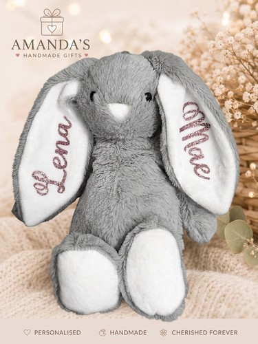 Personalised bunny rabbit gift - personalised,