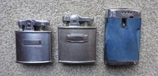 3 x Vintage RONSON Petrol & Gas Cigarette Lighters for Spares or Repair