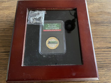 THE ROYAL MINT 2023 £2 COIN - .925 STERLING SILVER (GOLD PLATED) FLYING SCOTSMAN