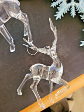 2 LAURA ASHLEY CLEAR CRYSTAL