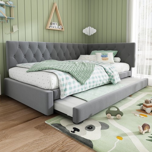 Daybed with wooden frame pull - daybed,