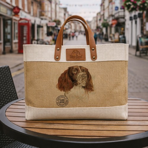 Springer tote bag large - springer, dog
