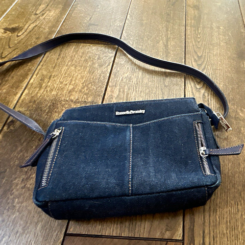Russell and bromley navy denim - and,