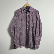 Poggianti Patterned Shirt Mens