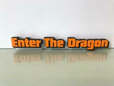 Bruce Lee Logo Collectible Display Text Stand Game of Death Enter the Dragon Be