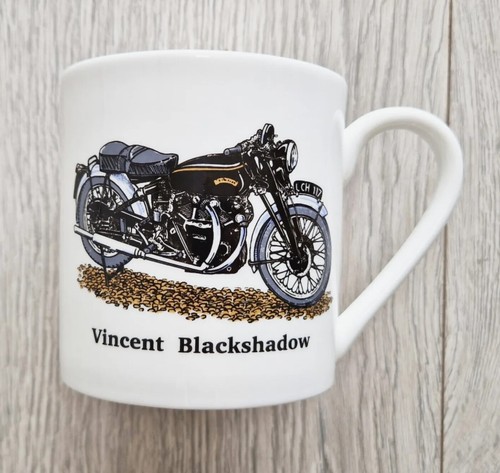 Bone china 18fl motorbike - bone,