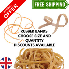 Rubber Bands Elastic Hair Bands Assorted Sizes for Crafts Office School DIY