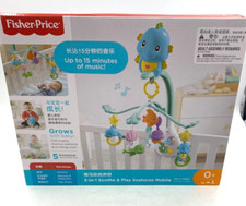 Fisher Price 3 In 1 Soothe & Play Seahorse Mobile Age 0+ YJN001 NG