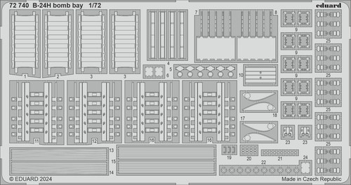 Eduard 24h bomb bay - 1/72,
