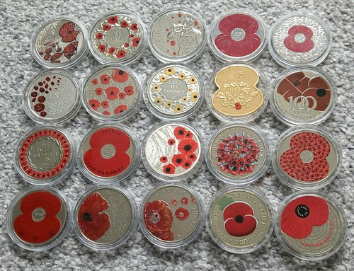 Remembrance poppy five - poppy, £5