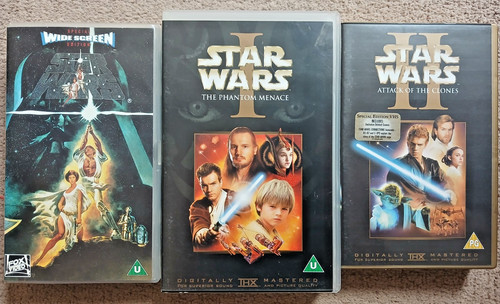 Star wars vhs widescreen - star,