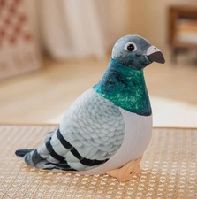 Simulation Pigeon Bird Soft Plush Toy Realistic Soft Stuffed Bird Kids HBD Gifts