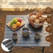 Folding roll camping table - roll,