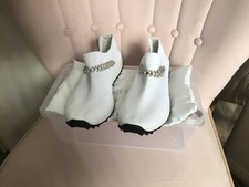 Jimmy Choo white embellished