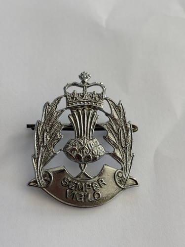 Scottish police cap badge - police,