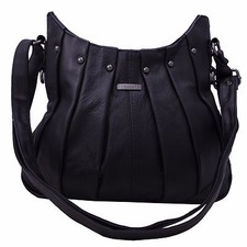 NEW REAL LEATHER LARGE LADIES SHOULDER HANDBAG TOTE  ON TREND LATEST STYLE