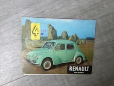 Renault 4cv sales brochure. in
