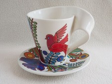 Rare Villeroy & Boch Acapulco New Wave Mug & Saucer introduced 1974 discontinued