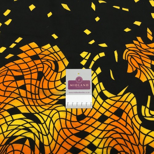 Black yellow viscose - £2.99,