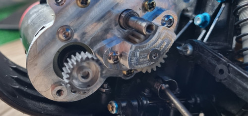 Alloy metal motor - motor, gearbox