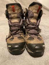 Salomon Hiking Boots Men's Grey Quest 4D 2 GTX Leather Hiking Size - UK10