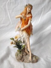 Shudehill Giftware - Orange Fairy Figurine Ornament 26.5cm READ DESCRIPTION 