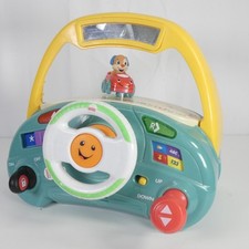 Fisher Price Steering Wheel Car Driving Counting Educational Alphabet Toddlers