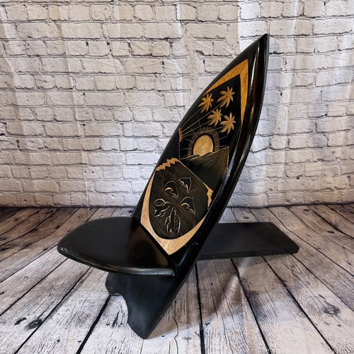 100cm carved surf board - carved, shape