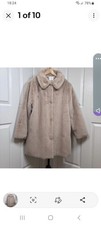 Primark Faux Fur Coat XL Beige