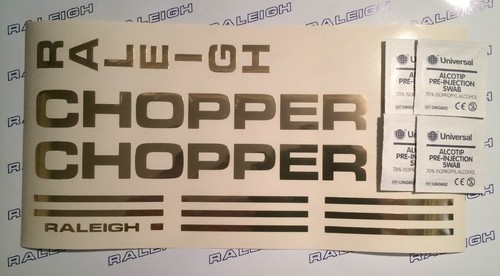 Raleigh chopper mki decal set - raleigh,