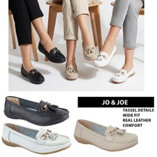 Womens Wide Fit Loafers Flat