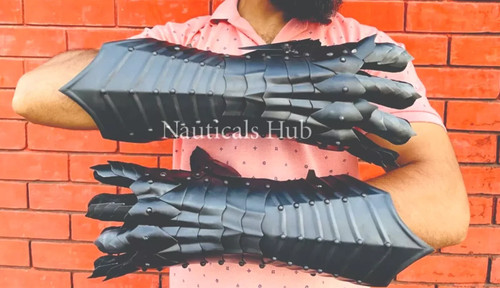 Medieval nazgul gloves - , set