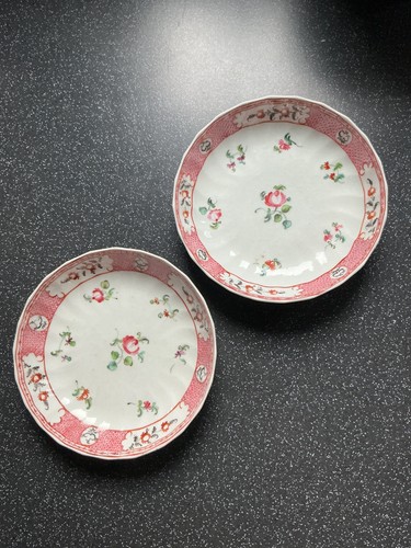 Antique new hall pair floral - new,