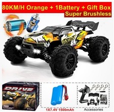 1:16 80km/h Brushless RC Drift Car 4WD High Speed Remote Control Monster Truck