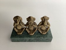 VINTAGE BRASS THREE WISE