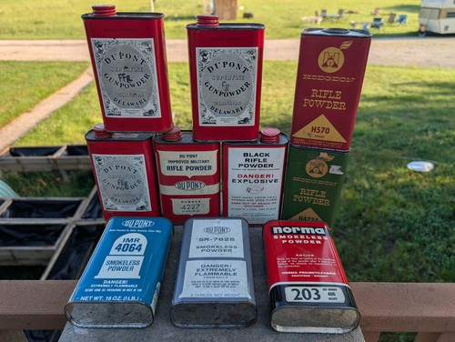 Lot vintage gunpowder - vintage,