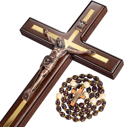Crucifix wall cross handmade - cross,