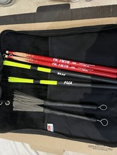 Gator Drum Stick Bag Plus Bundle Rods, Brushes N Sticks 