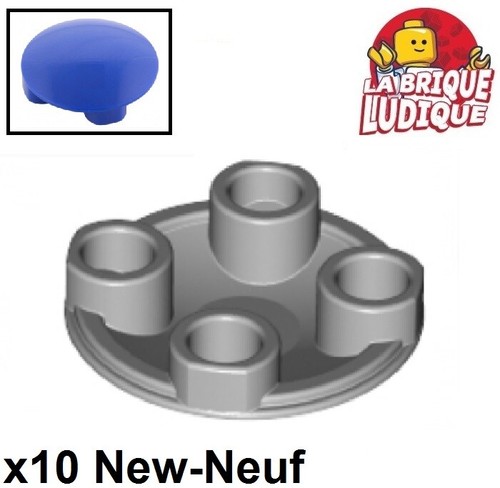 Lego 10x round plate - 10x, inverted