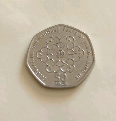 Girl guide 50p - girl,