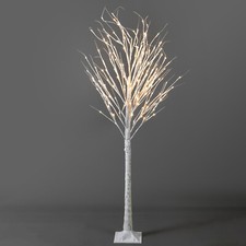 Christmas Decoration LED Birch Tree Pre Lit Warm White Outdoor Xmas Remote