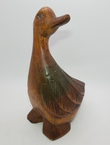 Folk art duck hand made - art,