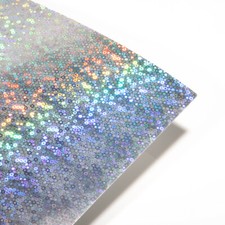 A4 Holographic Card Bubbles